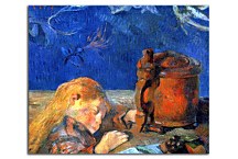 Paul Gauguin Obraz Clovis Gauguin asleep zs17087