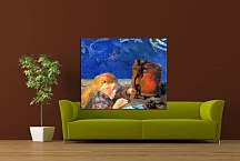 Paul Gauguin Obraz Clovis Gauguin asleep zs17087