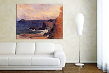 Paul Gauguin Obraz Coastal landscape zs17088