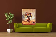 Paul Gauguin Obraz Dahlias in a copper vase zs17094