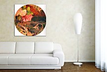 Flowers and a bird zs17103