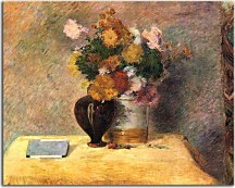 Flowers and Japanese book zs17106