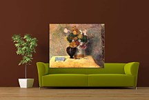 Flowers and Japanese book zs17106