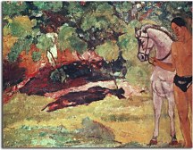 In the Vanilla Grove, Man and Horse zs17118