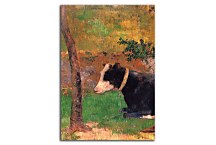 Kneeling cow Paul Gauguin Obraz  zs17123