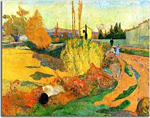 Paul Gauguin Obraz Landscape at Arles zs17125