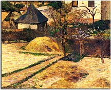 Paul Gauguin Obraz Landscape near Osny 2 zs17129