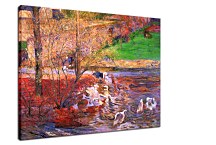 Landscape with geese Obraz zs17132