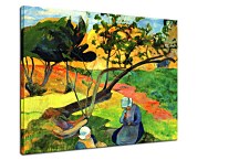 Landscape with two breton women Obraz zs17134