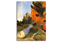 Les Alyscamps Paul Gauguin Obraz zs17136