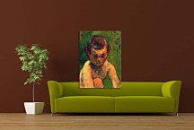 Little breton bather Paul Gauguin Obraz zs17138