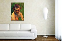 Little breton bather Paul Gauguin Obraz zs17138