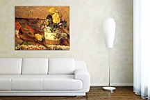 Paul Gauguin Obraz Mandolina and Flowers zs17144