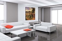 Near Rouen Paul Gauguin Obraz zs17150