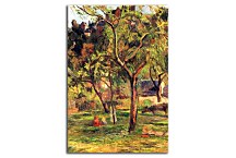 Obraz Orchard under the Church of Bihorel zs17160