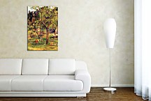 Obraz Orchard under the Church of Bihorel zs17160