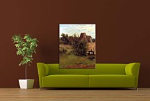 Osny, the gate of Busagny farm Obraz zs17162