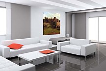 Osny, the gate of Busagny farm Obraz zs17162