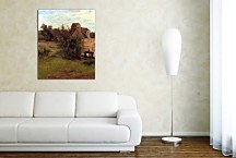 Osny, the gate of Busagny farm Obraz zs17162