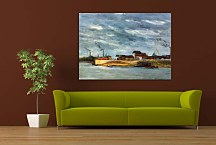 Port de Javel 2 Reprodukcia Paul Gauguin zs17165