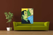 Portrait of a man wearing a lavalliere Reprodukcia Paul Gauguin zs17167