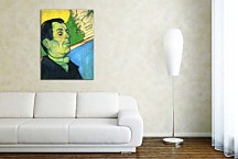 Portrait of a man wearing a lavalliere Reprodukcia Paul Gauguin zs17167