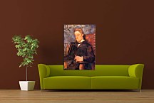 Portrait of a seated man Reprodukcia Paul Gauguin zs17169