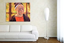 Reprodukcia Paul Gauguin Portrait of a woman zs17170