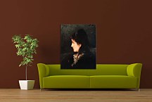 Portrait of Ingeborg Thaulow Obraz zs17174