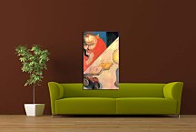 Portrait of Meyer de Haan by Lamplight Obraz zs17177