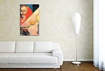 Portrait of Meyer de Haan by Lamplight Obraz zs17177