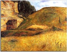 Quarry hole in the cliff Reprodukcia Paul Gauguin zs17182