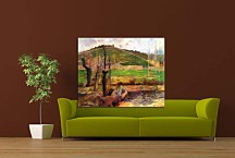 River Aven below moun Saint Marguerite Obraz zs17187