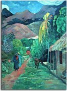 Reprodukcia Paul Gauguin Road in Tahiti zs17188