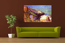 Rocks on the breton coast Reprodukcia Paul Gauguin zs17190