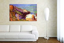 Rocks on the breton coast Reprodukcia Paul Gauguin zs17190