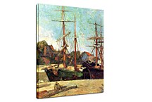 Reprodukcia Paul Gauguin Schooner and three masters zs17194