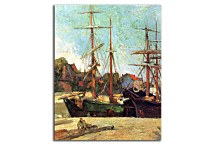 Reprodukcia Paul Gauguin Schooner and three masters zs17194