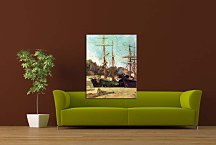 Reprodukcia Paul Gauguin Schooner and three masters zs17194