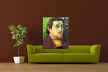 Reprodukcia Paul Gauguin Self portrait at Lezaven zs17198