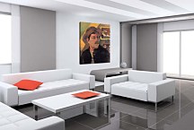 Self Portrait in a Hat Reprodukcia Paul Gauguin zs17199