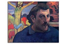 Paul Gauguin Self Portrait with the Yellow Christ Obraz zs17201