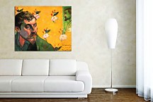 Self-Portrait Dedicated to Vincent van Gogh Obraz zs17202