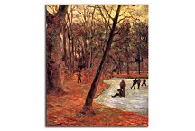 Skaters in Fredericksberg park Obraz zs17203