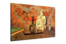 Still life with carafe and ceramic figure Obraz zs17209