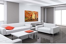 Still life with carafe and ceramic figure Obraz zs17209