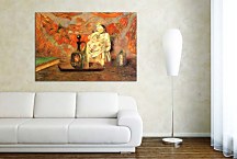 Still life with carafe and ceramic figure Obraz zs17209