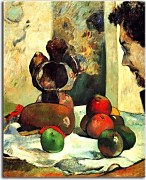 Reprodukcia Paul Gauguin Still Life with Profile of Laval zs17215