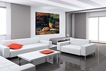 Still life with red mullet and jug Reprodukcia Paul Gauguin zs17216