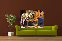 Still Life with Sunflowers on an armchair Reprodukcia Paul Gauguin zs17217